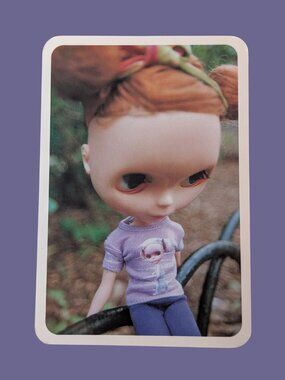 10/$25 Vintage 2004 Hello Blythe! Fashion Doll Blank Photo Postcard